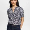 ESPRIT Bluse Mit V-Ausschnitt Und Muster