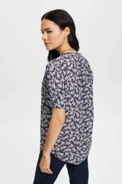 ESPRIT Bluse Mit V-Ausschnitt Und Muster -Esprit Geschäft 993EE1F311 403 11