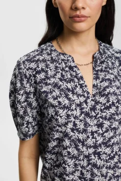 ESPRIT Bluse Mit V-Ausschnitt Und Muster -Esprit Geschäft 993EE1F311 403 16