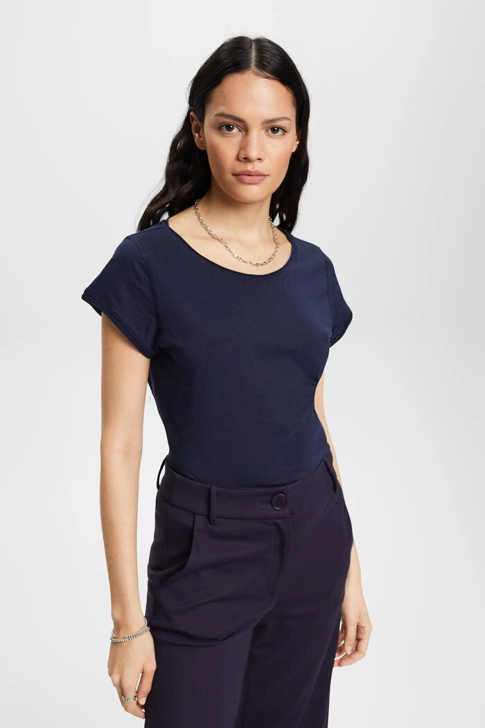 ESPRIT T-Shirt Aus Slub Baumwolle 1 ESPRIT T-Shirt Aus Slub Baumwolle