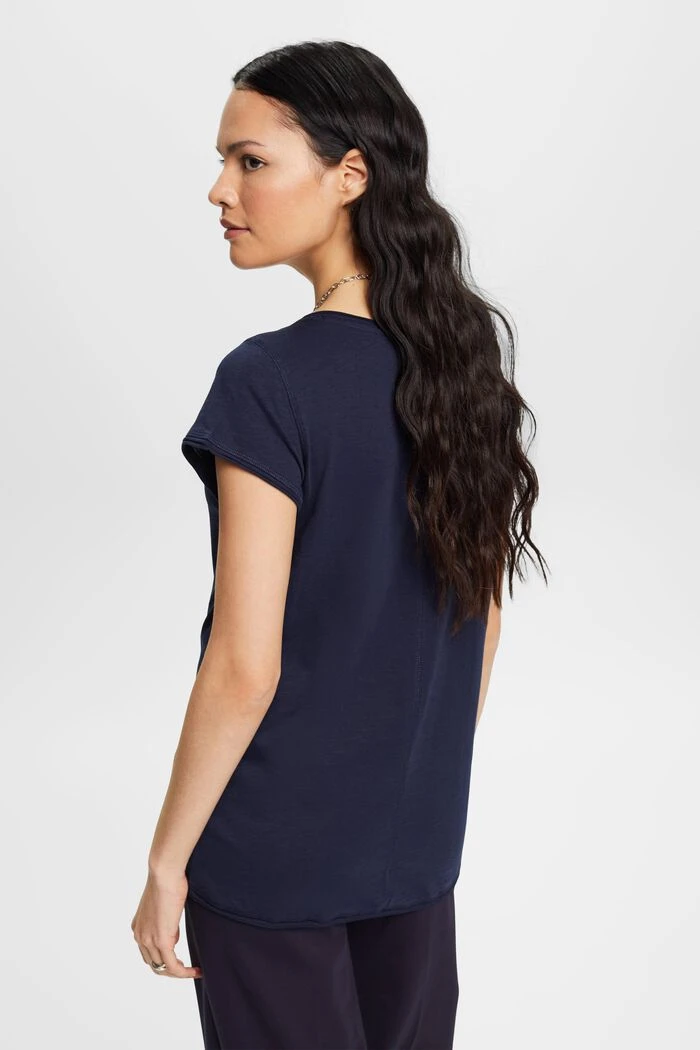 ESPRIT T-Shirt Aus Slub Baumwolle 4 ESPRIT T-Shirt Aus Slub Baumwolle – Bild 4