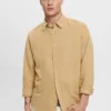 ESPRIT Button-Down-Hemd Aus Baumwolle Und Leinen