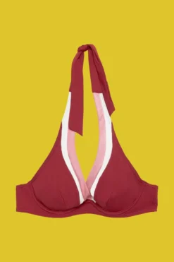 ESPRIT Dreifarbiges Neckholder-Bikinitop Mit Bügeln -Esprit Geschäft 993EF1A314 610 20