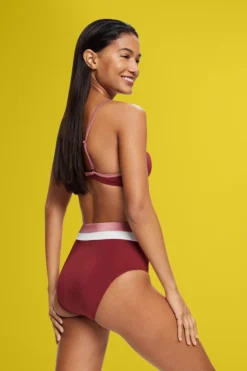 ESPRIT Dreifarbige Bikinihose Mit Hohem Bund -Esprit Geschäft 993EF1A322 610 11