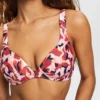 ESPRIT Wattiertes Bikini-Top Mit Floralem Print