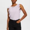 ESPRIT Chiffonbluse Mit Rüschen