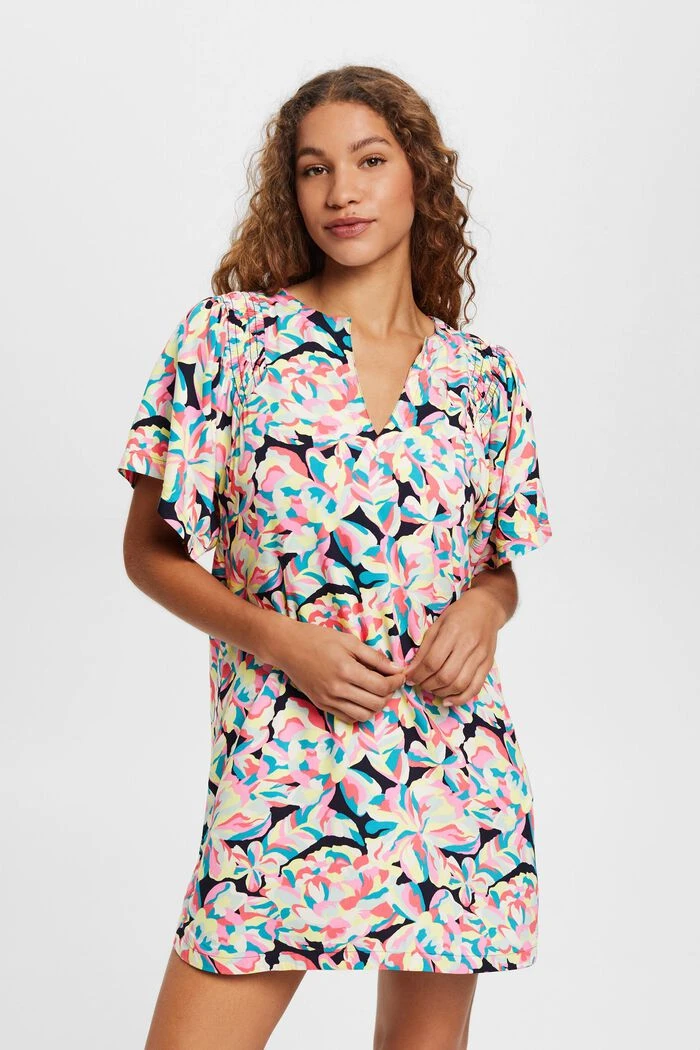 ESPRIT Strandtunika Mit Floralem Muster 1 ESPRIT Strandtunika Mit Floralem Muster